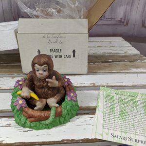 Franklin Mint mountain gorilla monkey Safari‎ surpr